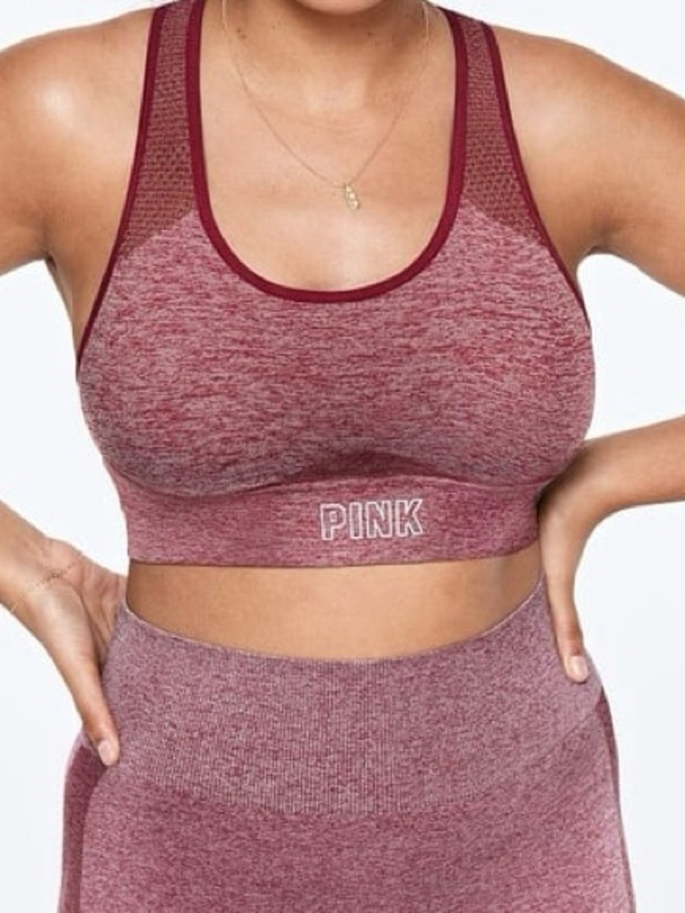 Victoria's Secret | PINK Seamless Lightly Lined Sports Bra. Size Medium